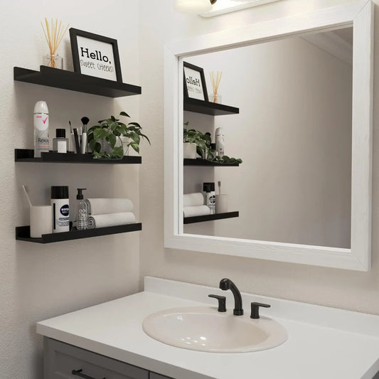 ✨ Aluminum Alloy Floating Shelves – Sleek & Functional Storage